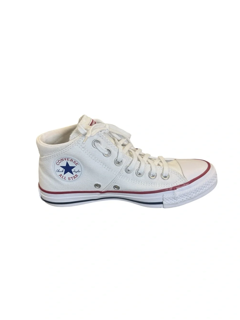 Converse Chuck Taylor All Star High Top White Canvas Sneakers Women’s 7